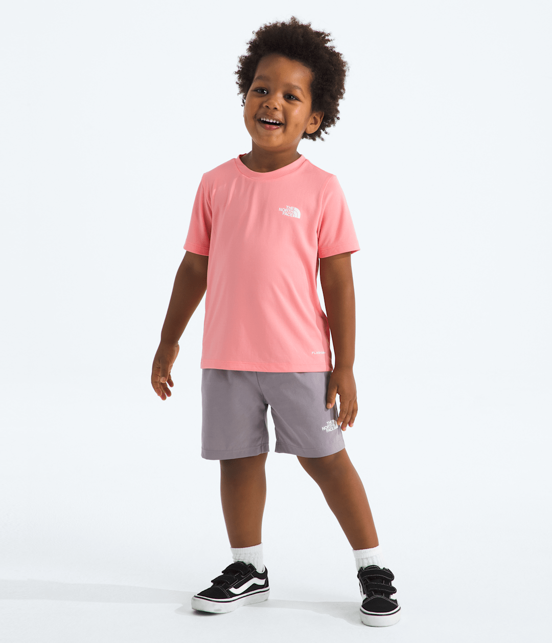 Kids’ 24/7 Set Coral Crush-Transcendent Grey