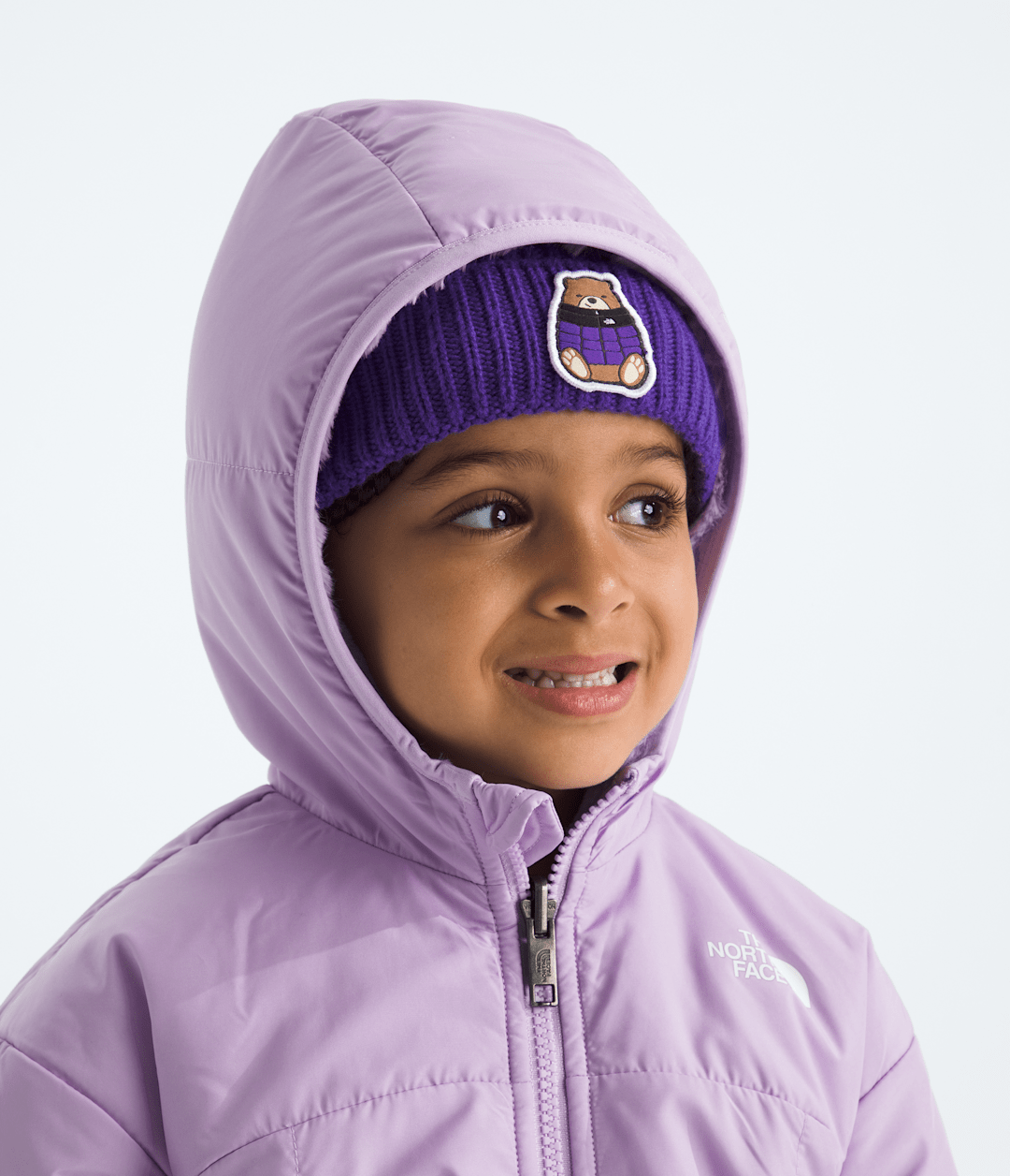 Girls’ Reversible Shasta Full-Zip Hooded Jacket Lite Lilac