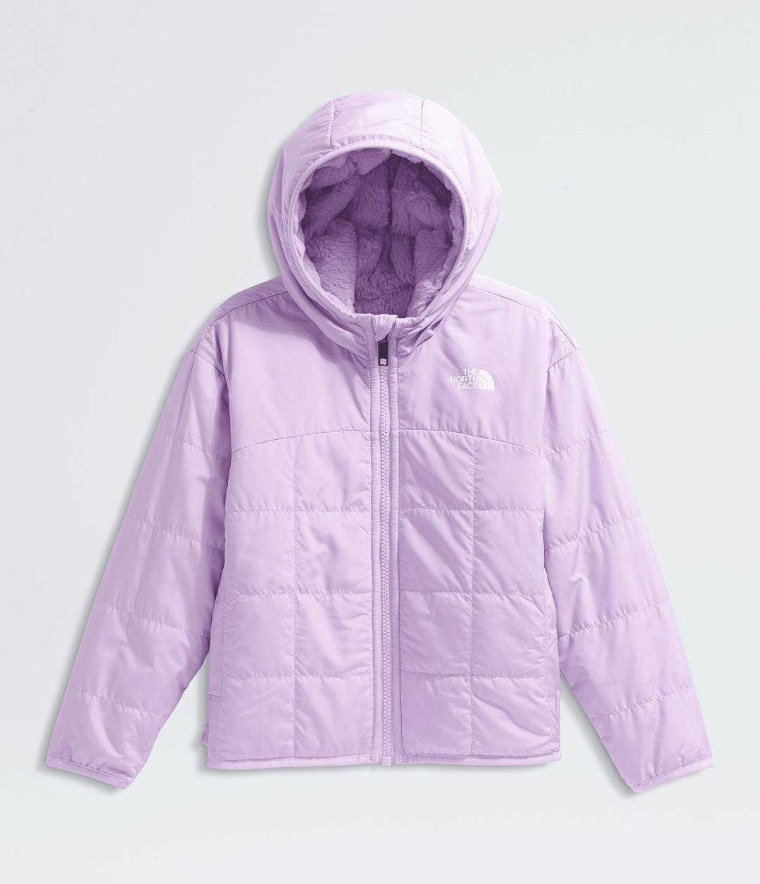 Girls’ Reversible Shasta Full-Zip Hooded Jacket Lite Lilac