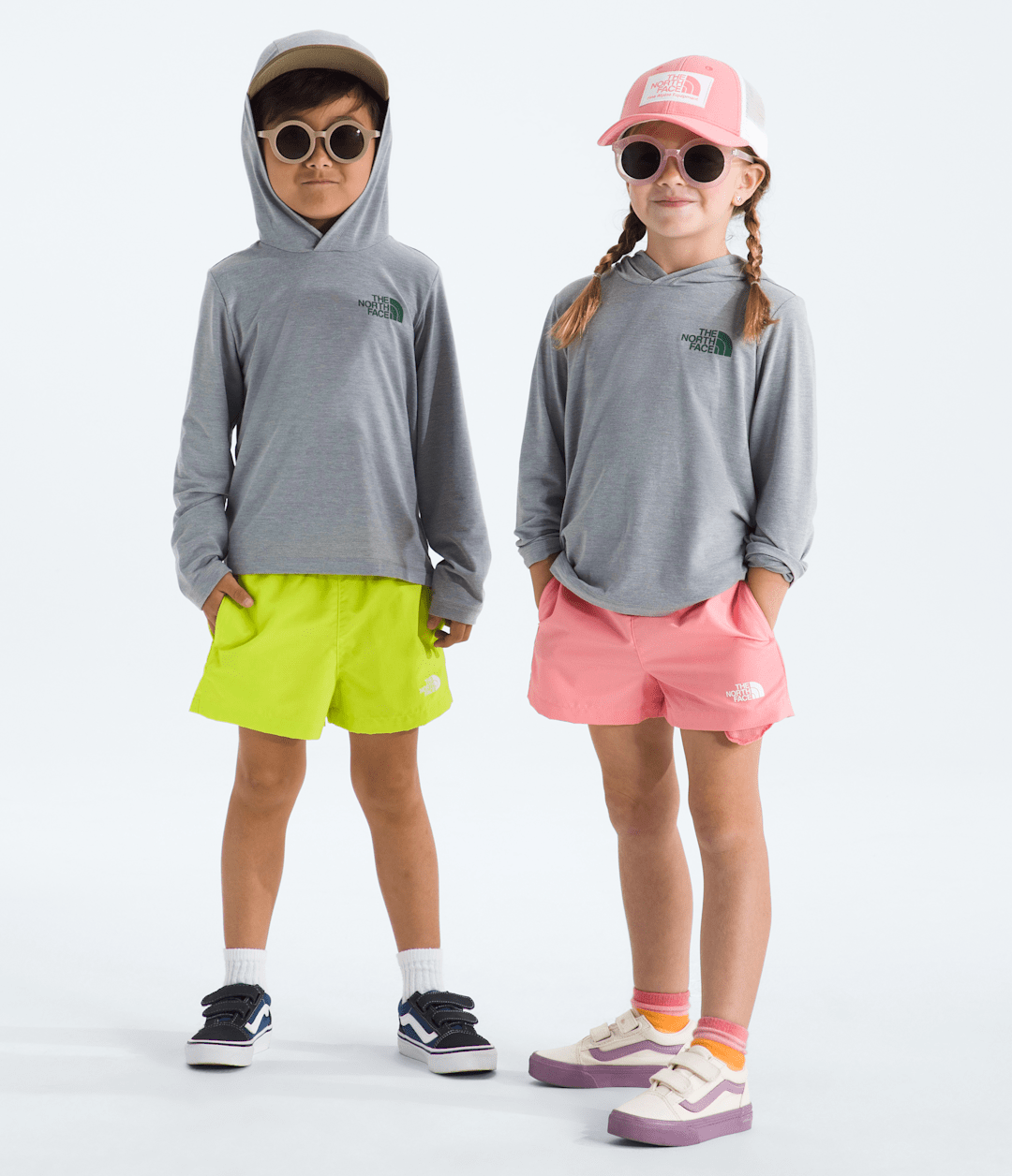 Kids’ Adventure Sequoia Shade Hoodie TNF Pale Grey Heather