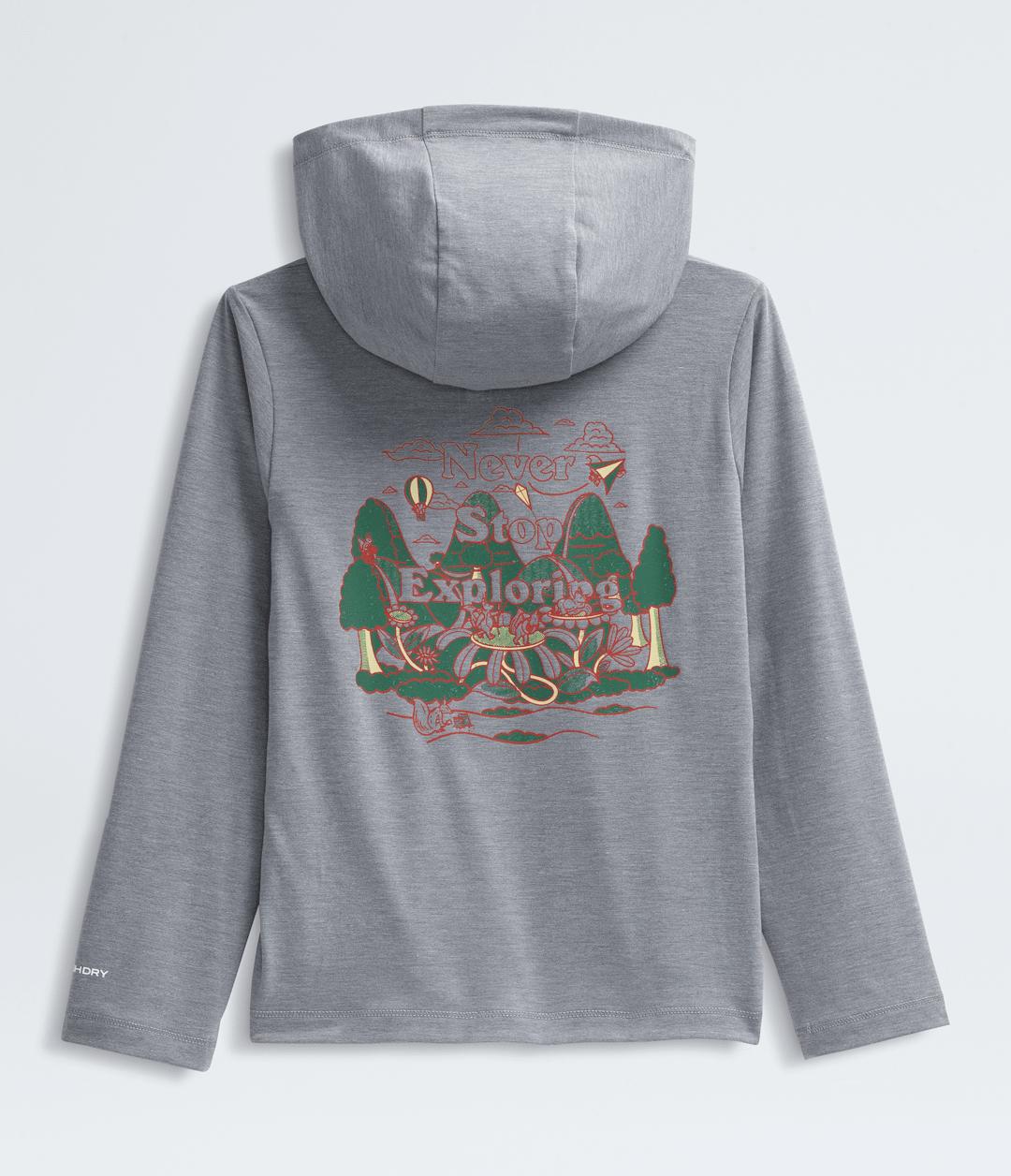 Kids’ Adventure Sequoia Shade Hoodie TNF Pale Grey Heather
