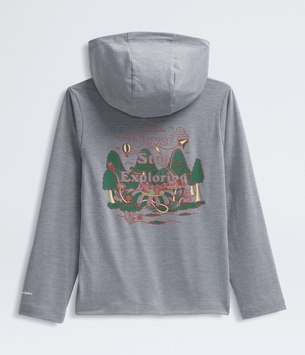 Kids’ Adventure Sequoia Shade Hoodie TNF Pale Grey Heather