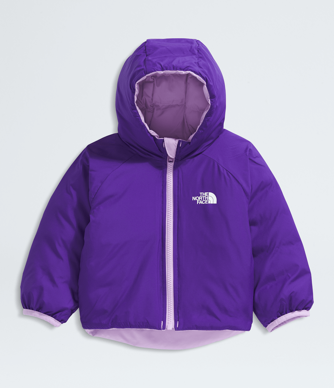 Baby Reversible Perrito Hooded Jacket Lite Lilac