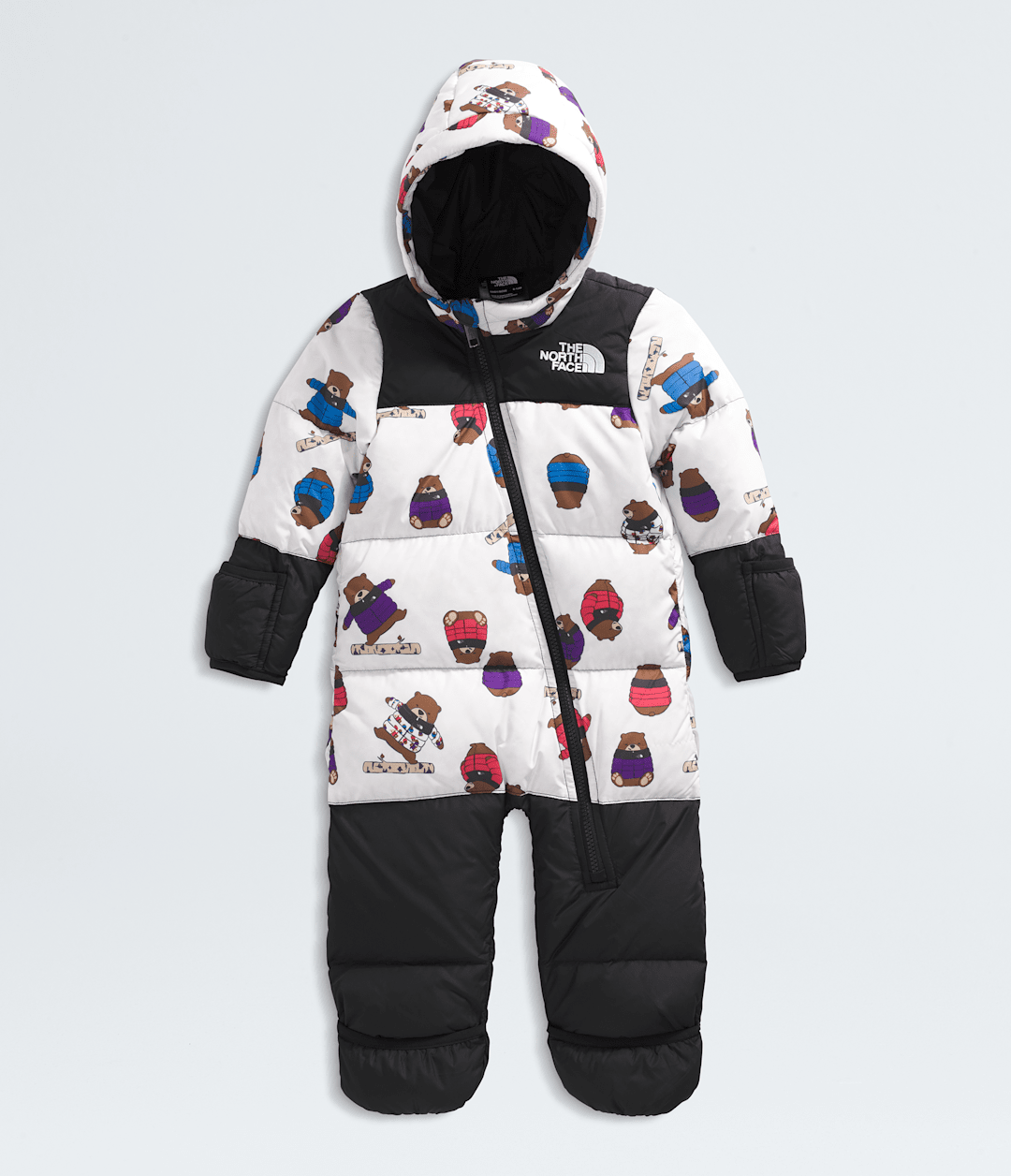 Baby 1996 Retro Nuptse One-Piece—Print Nuptse Bears Print TNF White