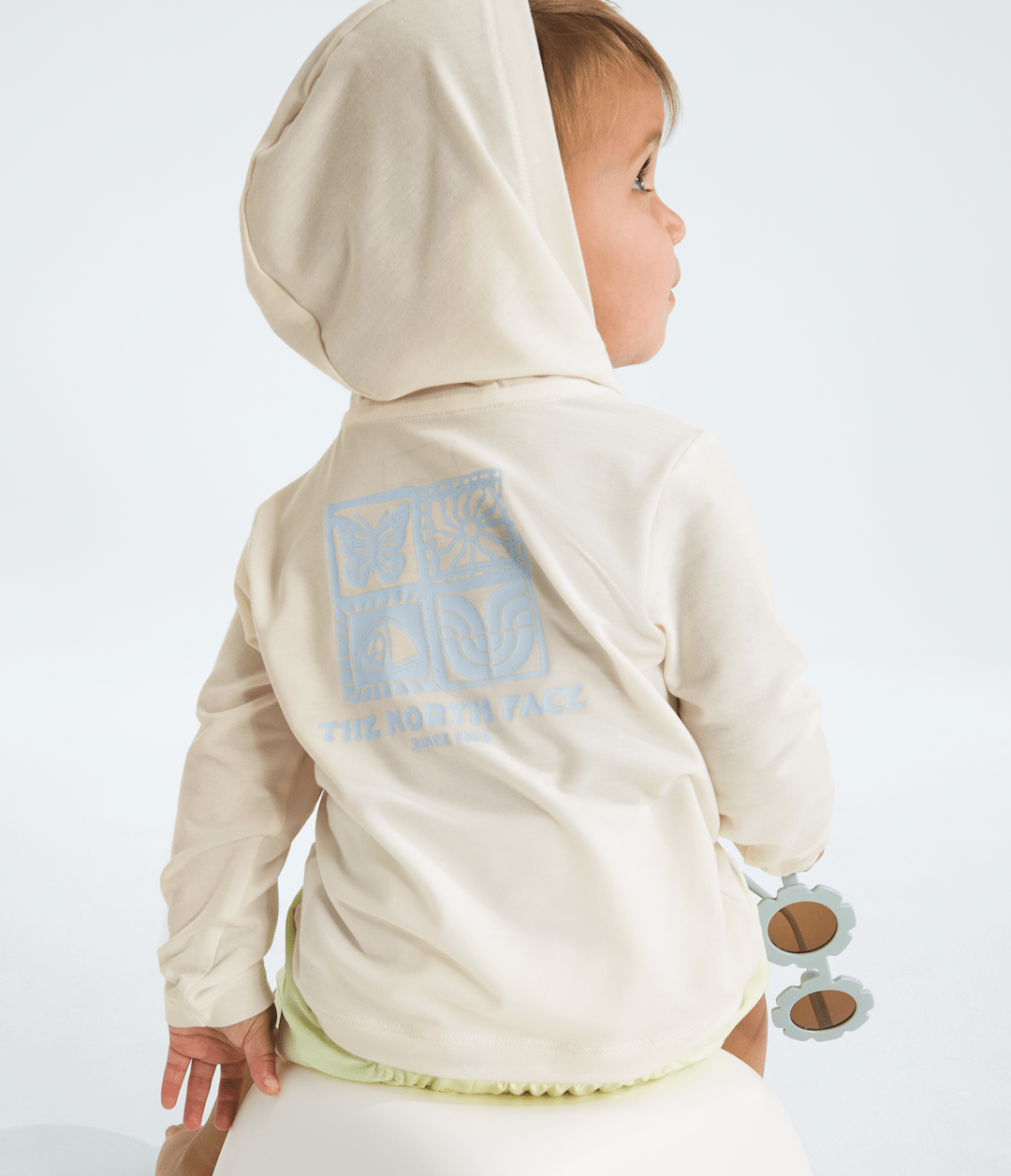 Baby Adventure Eclipse Elevation Hoodie White Dune