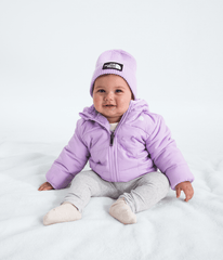Baby Girls’ Reversible Shasta Full-Zip Hooded Jacket Lite Lilac