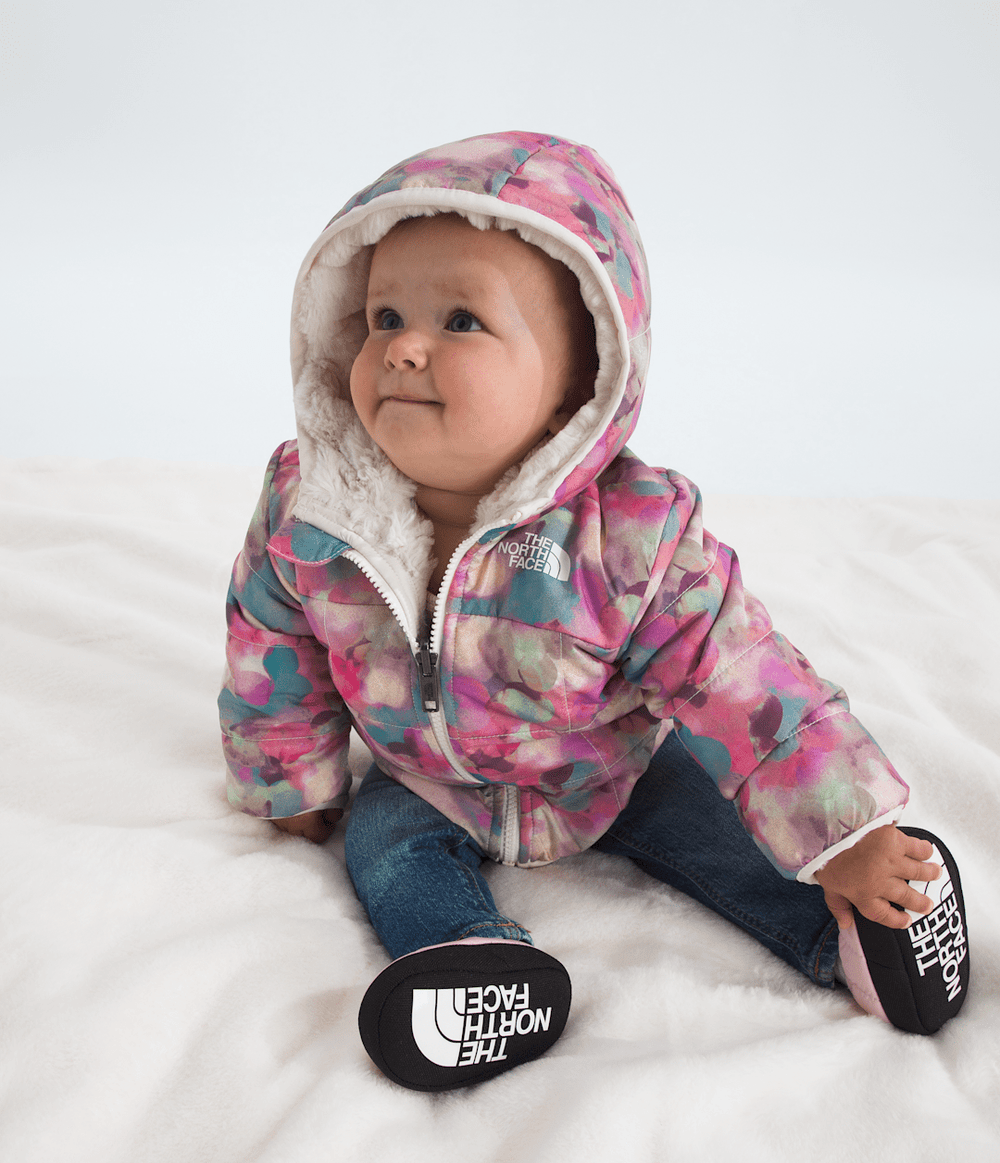 Baby Girls’ Reversible Shasta Full-Zip Hooded Jacket—Print Lite Lilac Lens Flare Print