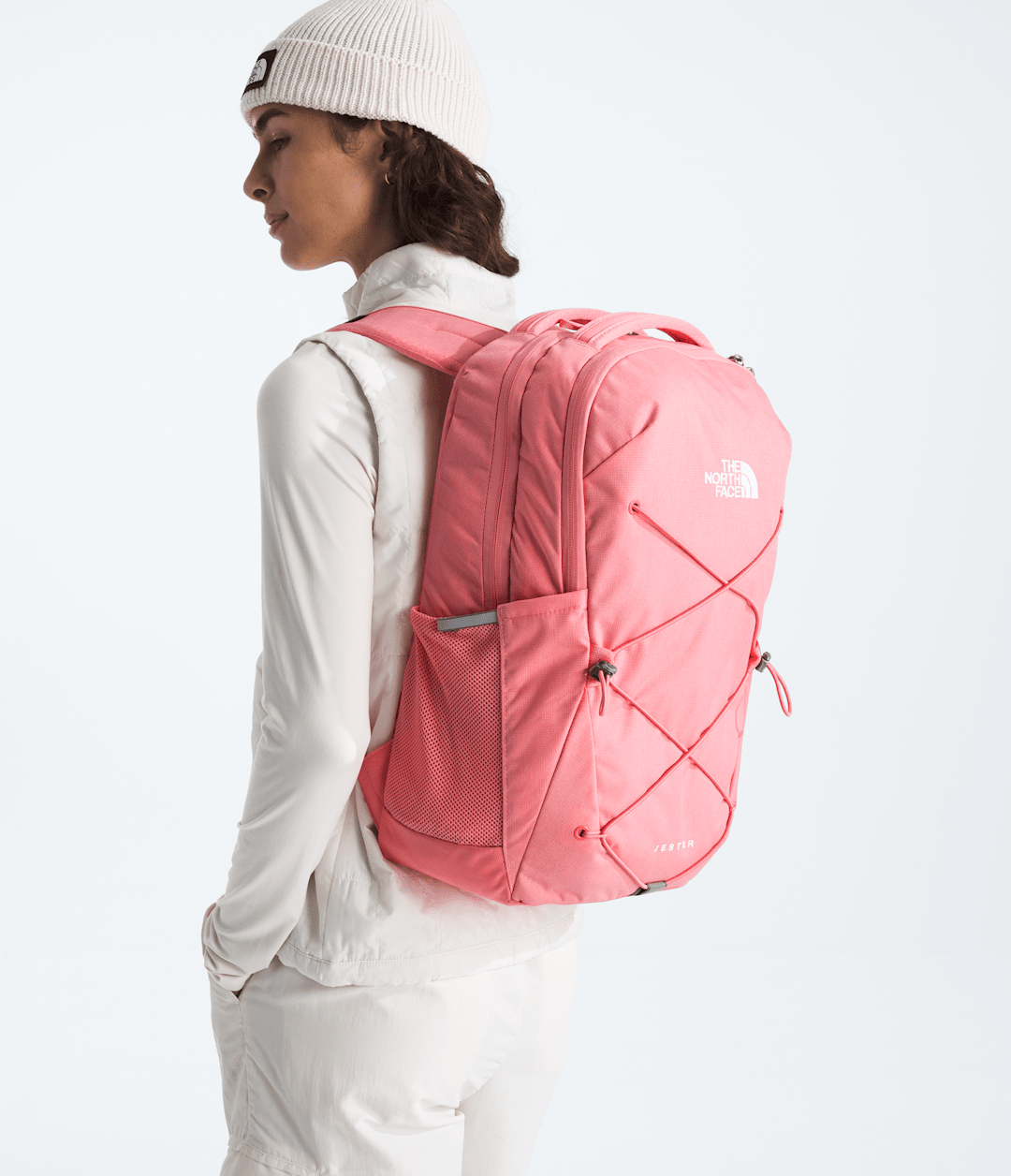 Women’s Jester Backpack Coral Crush Light Heather-Coral Crush