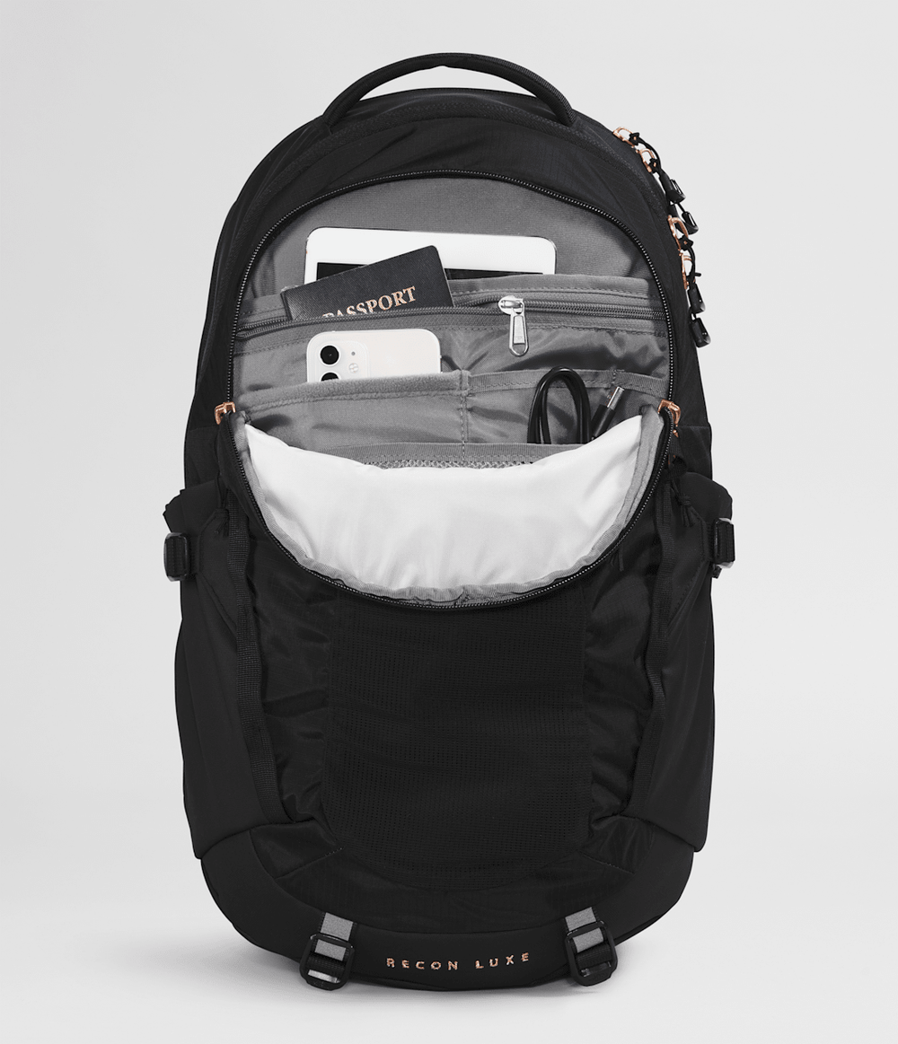 Women’s Recon Luxe Backpack TNF Black/Burnt Coral