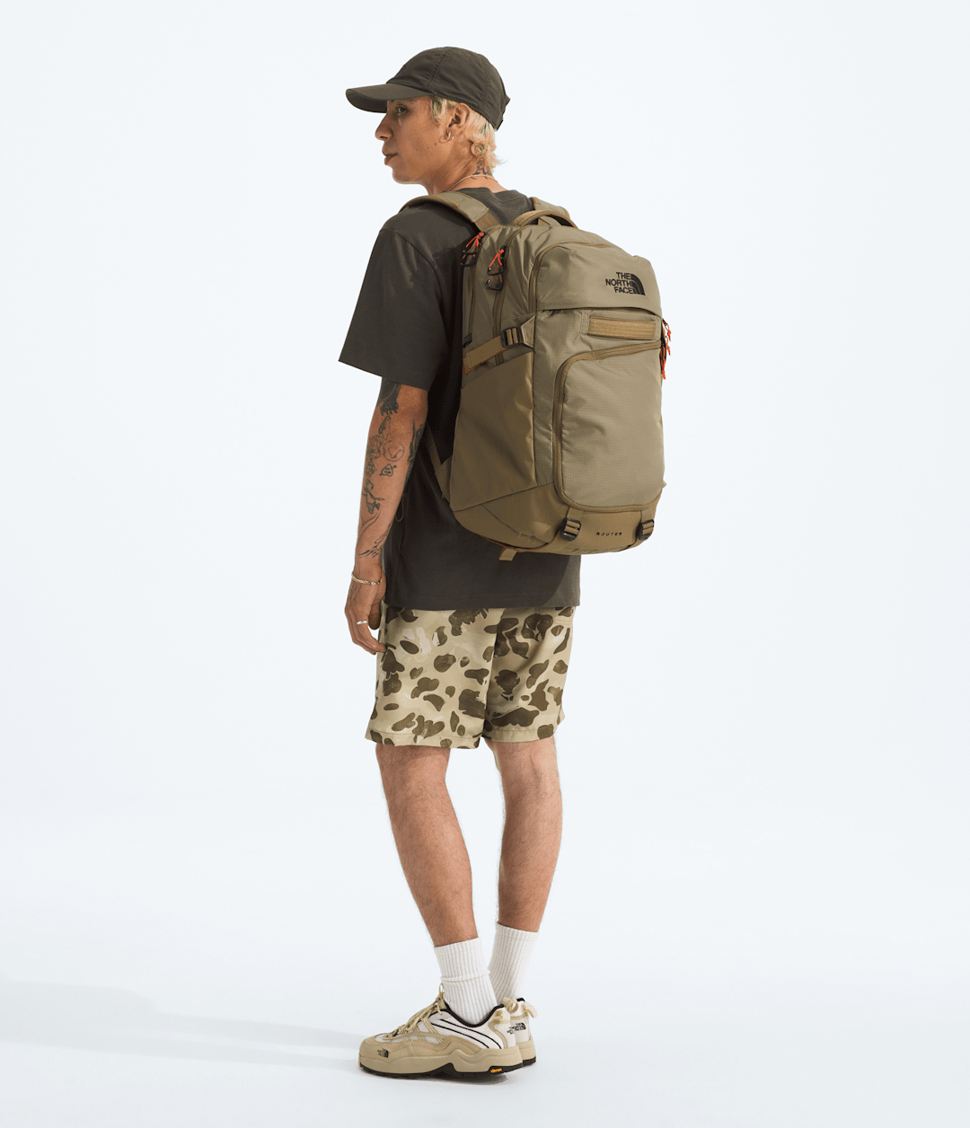 Router Backpack Cedar-Lava Red