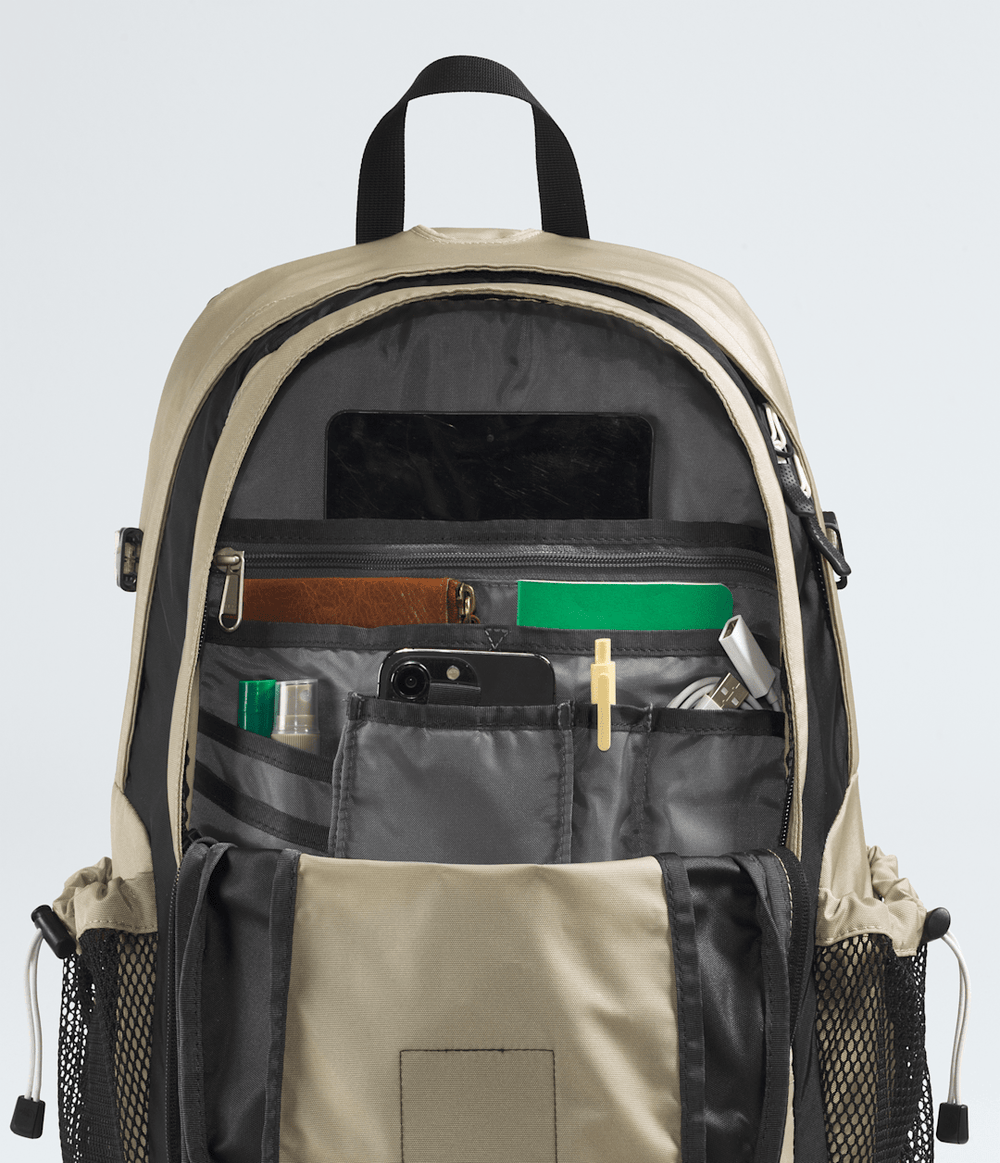 Hot Shot SE Backpack Flax/White Dune/TNF Black