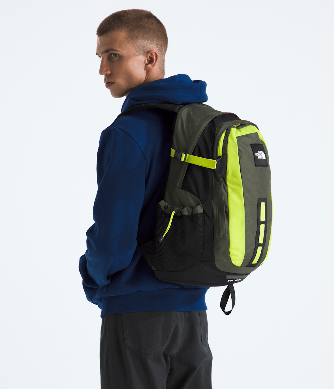 Hot Shot SE Backpack New Taupe Green/TNF Black/Fizz Lime