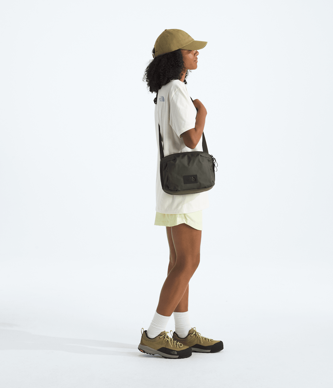 Base Camp Voyager Pro Crossbody New Taupe Green/TNF Black