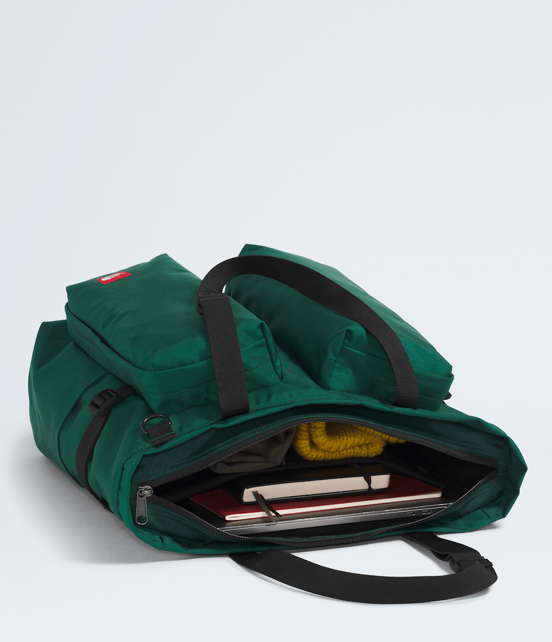 TNF™ Red Box Tote Bag Hunter Green