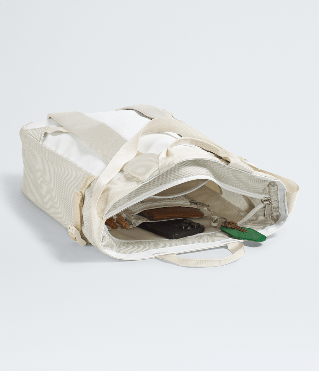 Base Camp Tote Pack White Ash/Calacatta/Pale Khaki