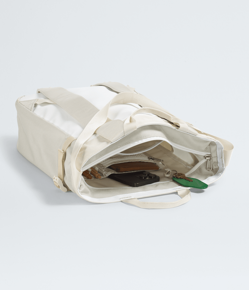 Base Camp Tote Pack White Ash/Calacatta/Pale Khaki