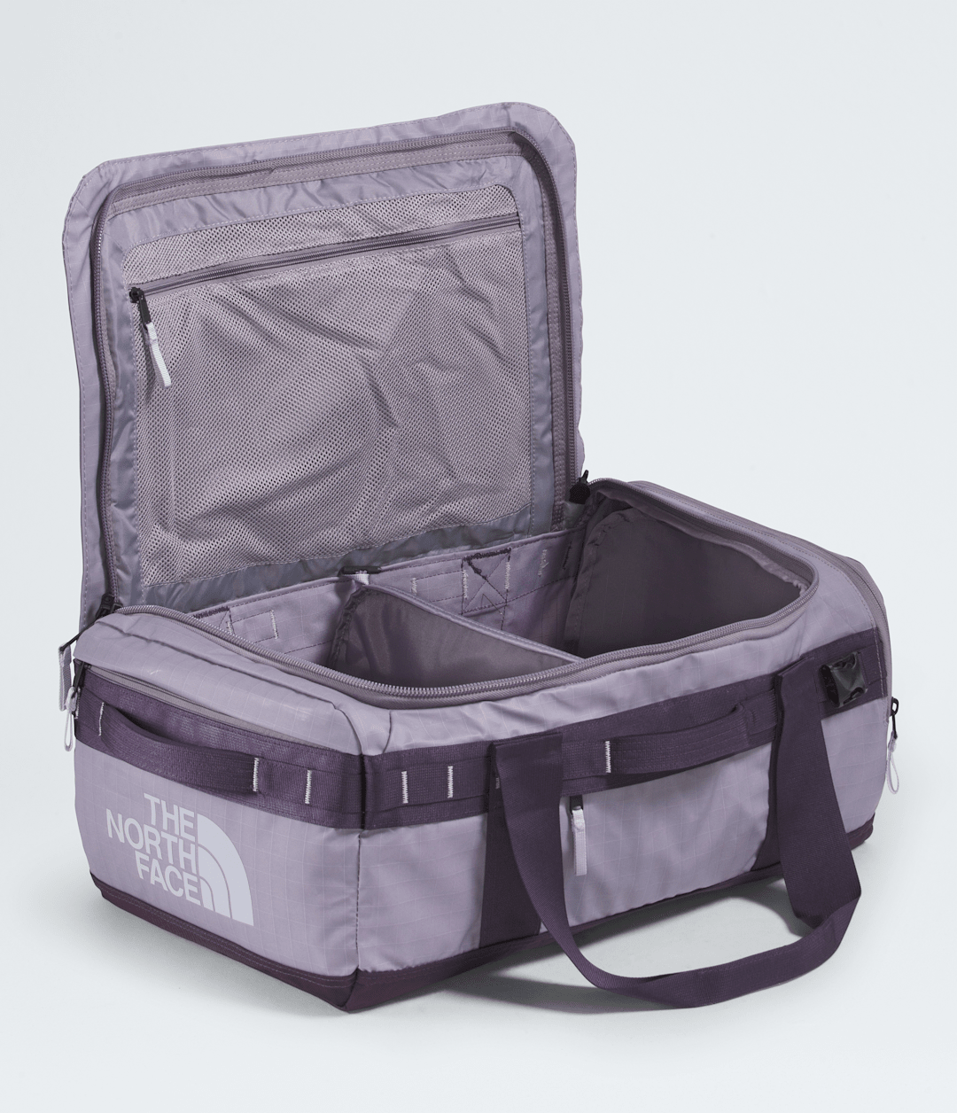 Base Camp Voyager Duffel—42L Transcendent Grey/Endless Dusk
