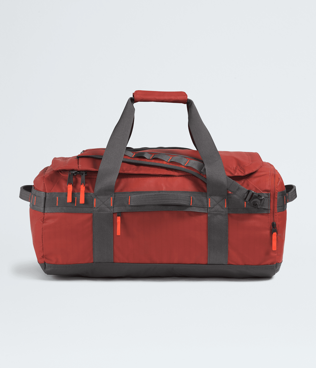 Base Camp Voyager Duffel—62L Iron Clay-Anthracite Grey-Lava Red