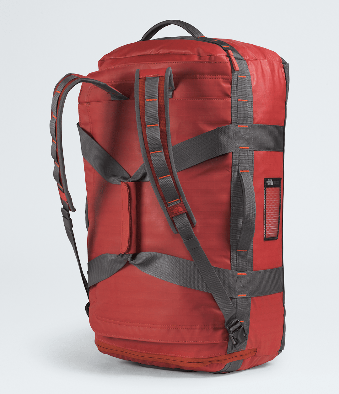 Base Camp Voyager Duffel—62L Iron Clay-Anthracite Grey-Lava Red