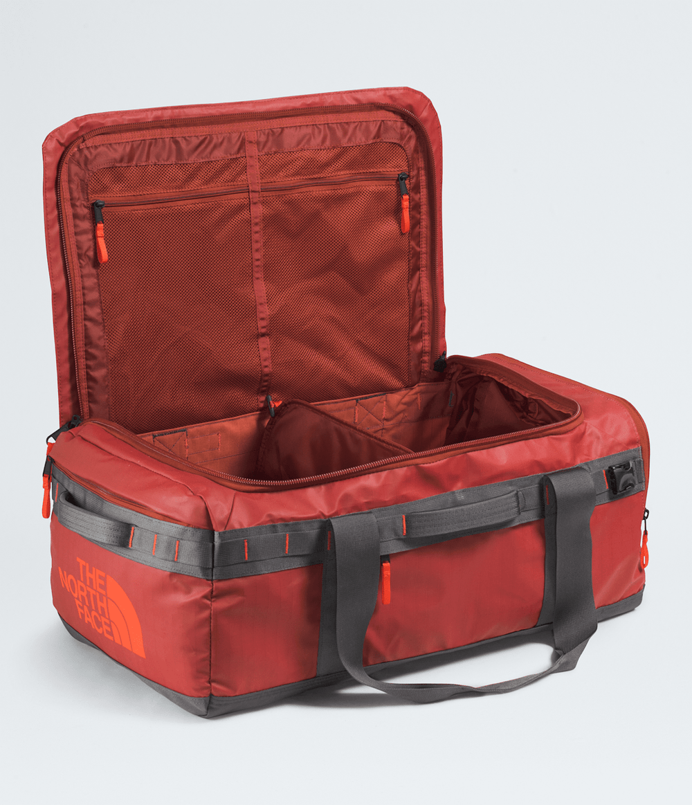 Base Camp Voyager Duffel—62L Iron Clay-Anthracite Grey-Lava Red