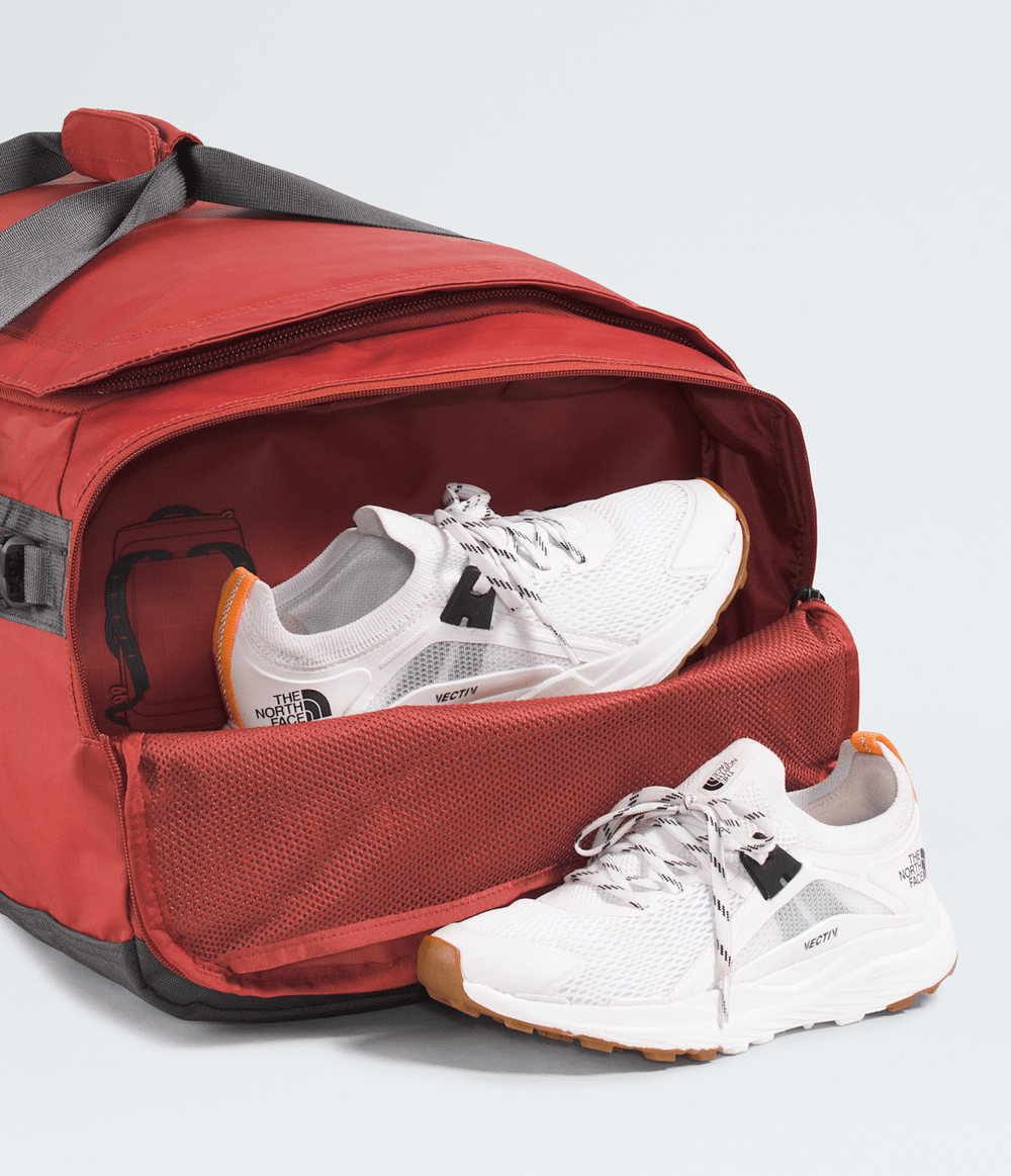 Base Camp Voyager Duffel—62L Iron Clay-Anthracite Grey-Lava Red