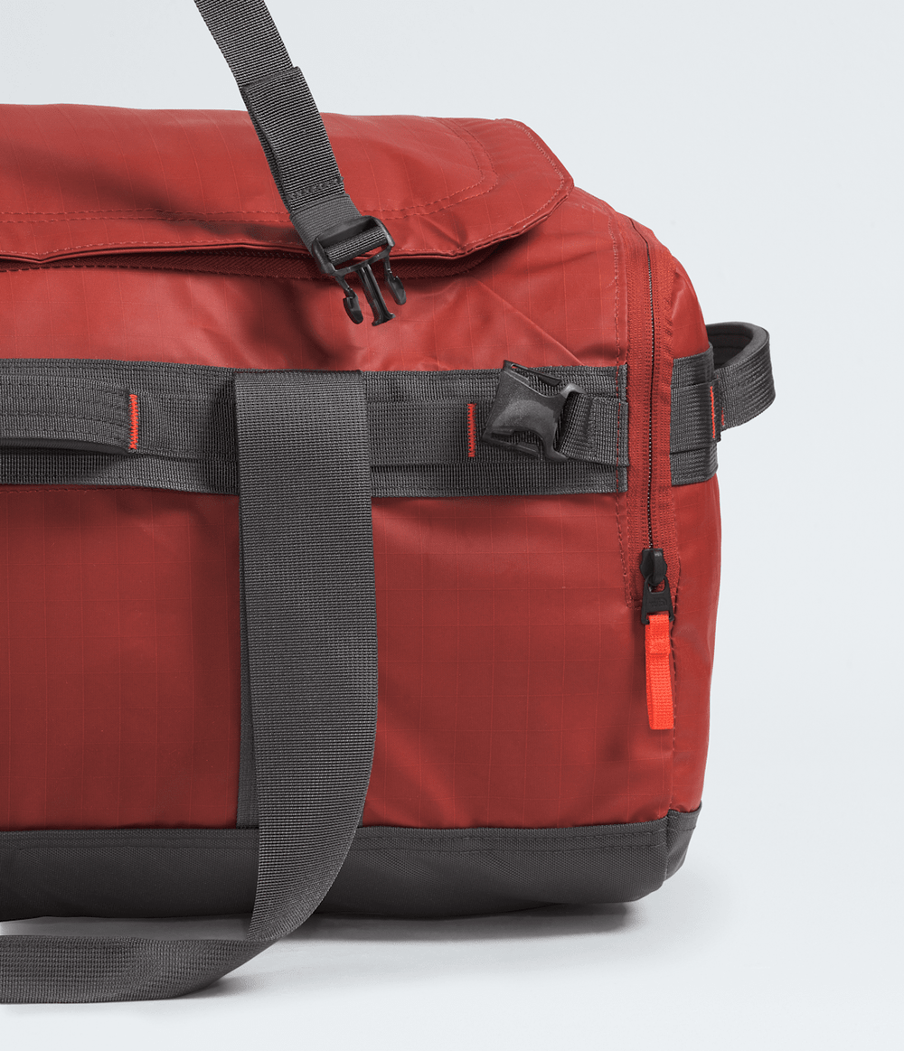 Base Camp Voyager Duffel—62L Iron Clay-Anthracite Grey-Lava Red