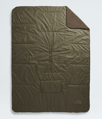 Wawona Fuzzy Blanket New Taupe Green/Smokey Brown