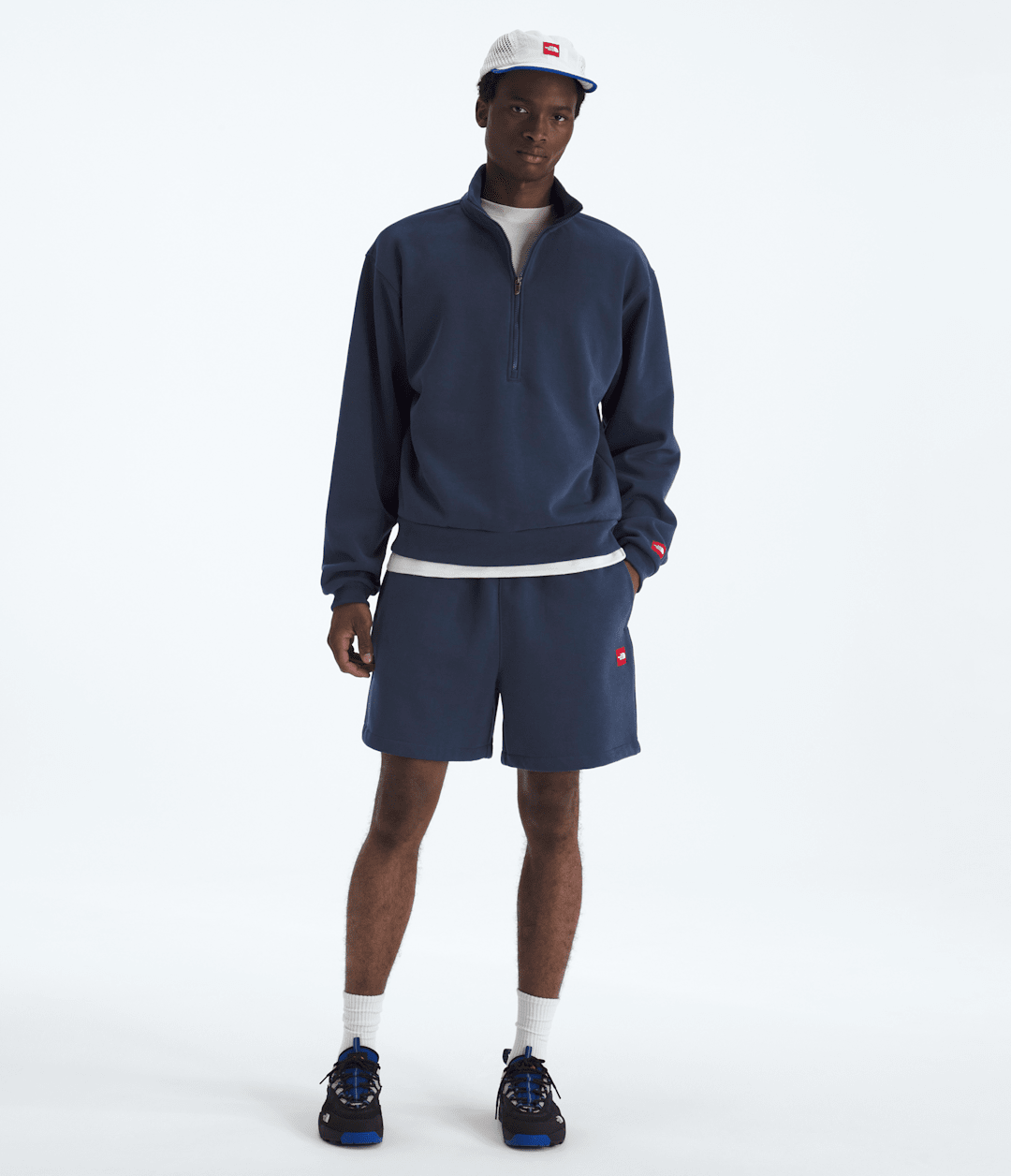Men’s TNF™ Red Box Half Zip Summit Navy