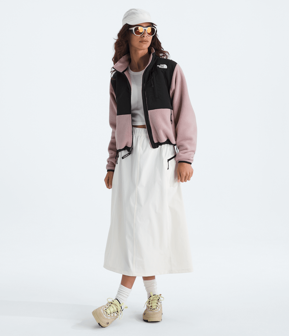 Women’s Retro Denali Jacket Metal Pink-Tnf Black