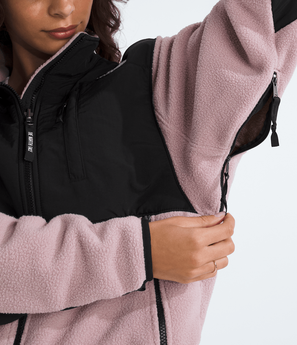 Women’s Retro Denali Jacket Metal Pink-Tnf Black