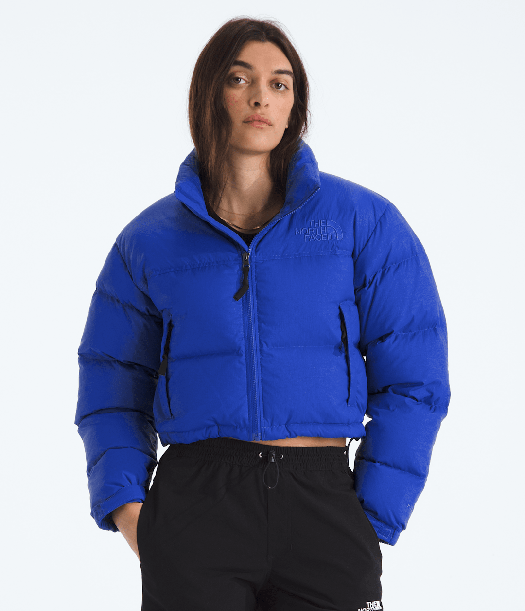 Women’s Nuptse Short DTM Jacket TNF Blue