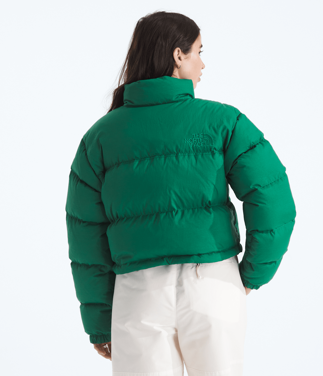Women’s Nuptse Short DTM Jacket Evergreen