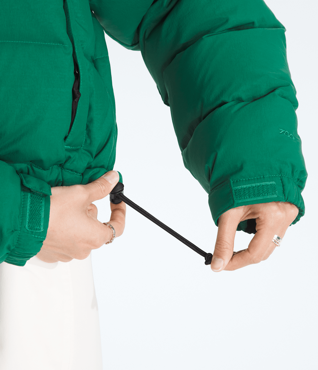 Women’s Nuptse Short DTM Jacket Evergreen