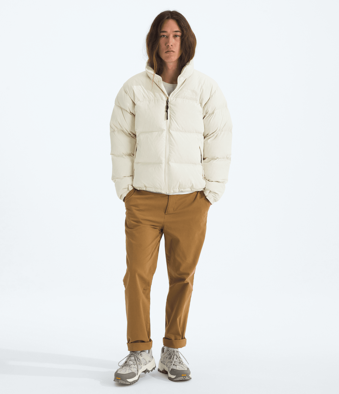 Men’s 1996 Retro Nuptse DTM Jacket White Dune