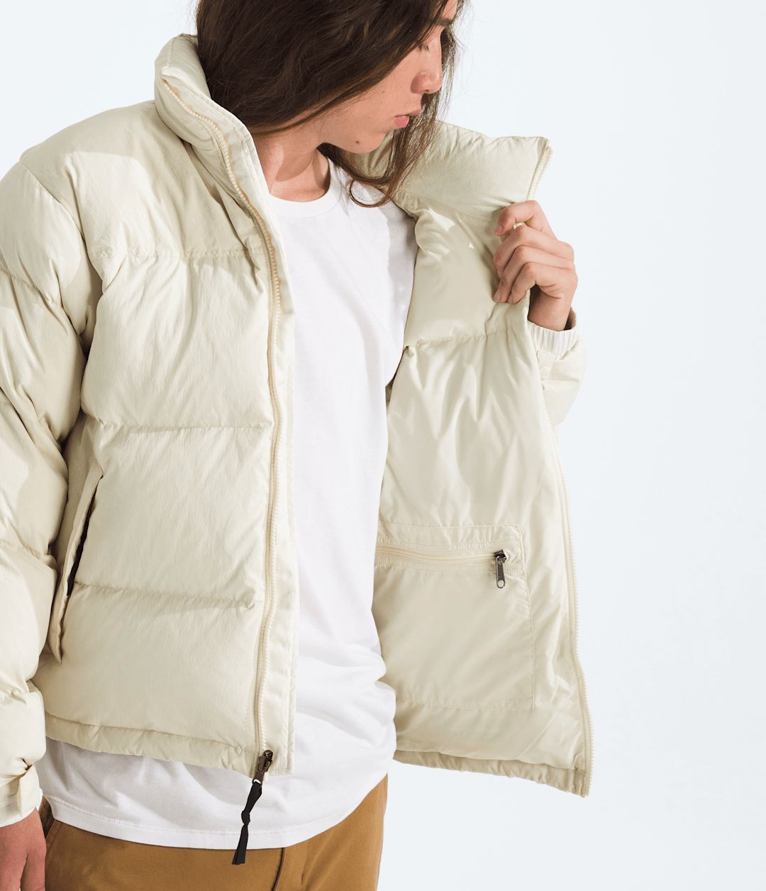 Men’s 1996 Retro Nuptse DTM Jacket White Dune