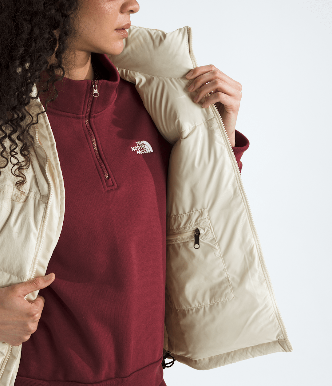 Women’s 1996 Retro Nuptse DTM Vest White Dune