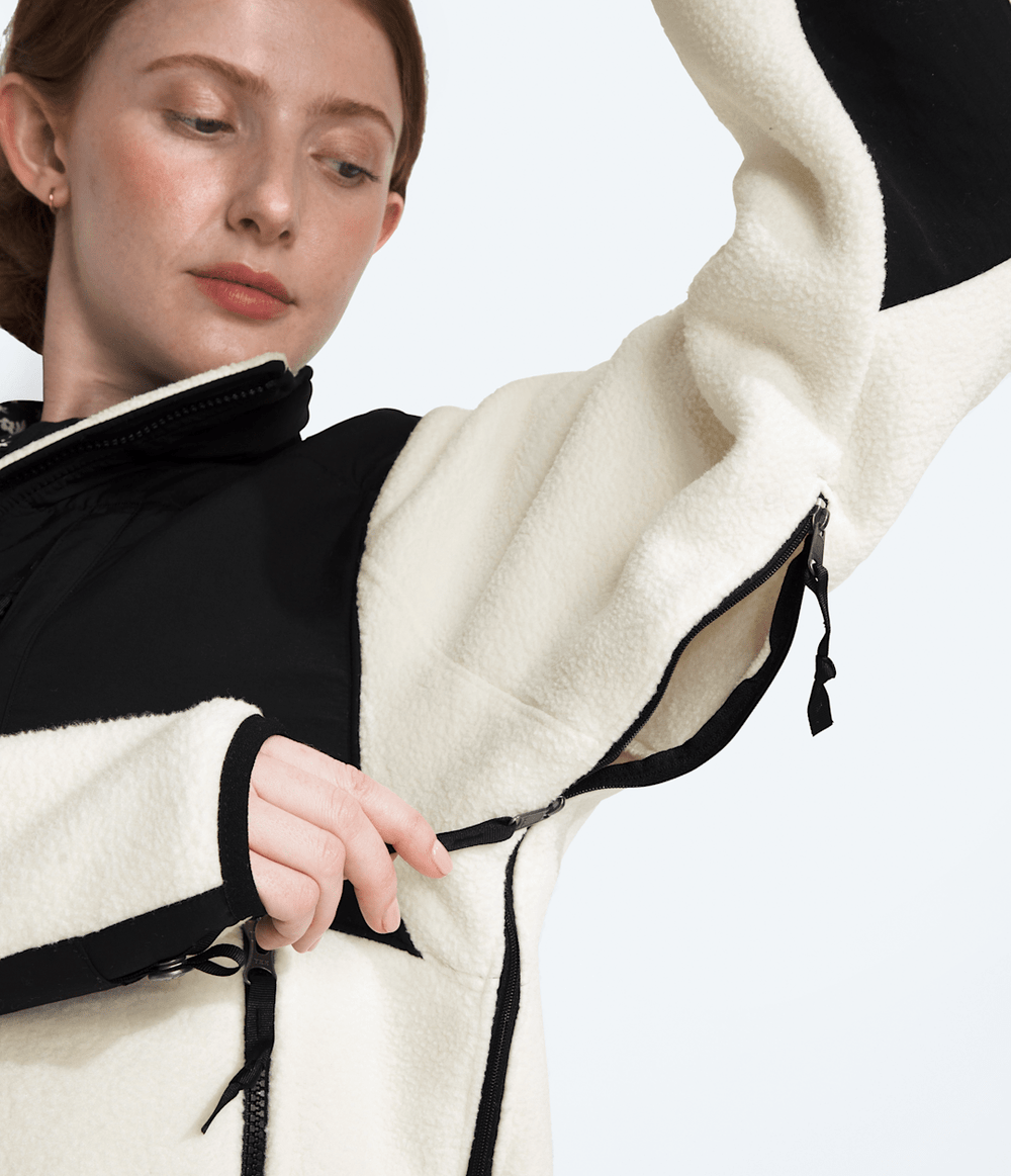Women’s Retro Denali Jacket White Dune/TNF Black