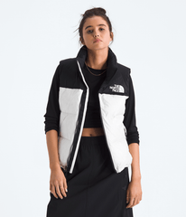 Women’s 1996 Retro Nuptse Vest White Dune/TNF Black/Recycled Down