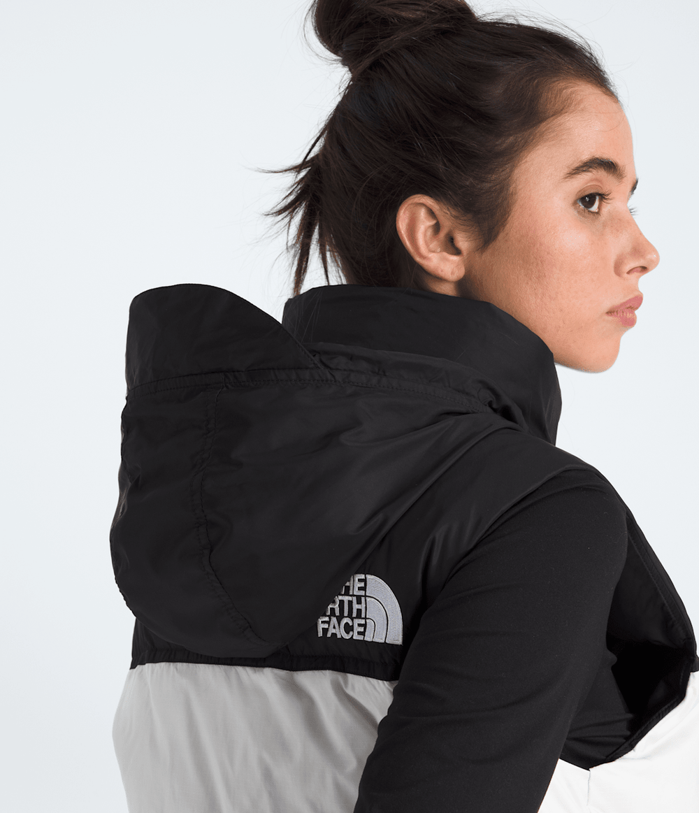 Women’s 1996 Retro Nuptse Vest White Dune/TNF Black/Recycled Down