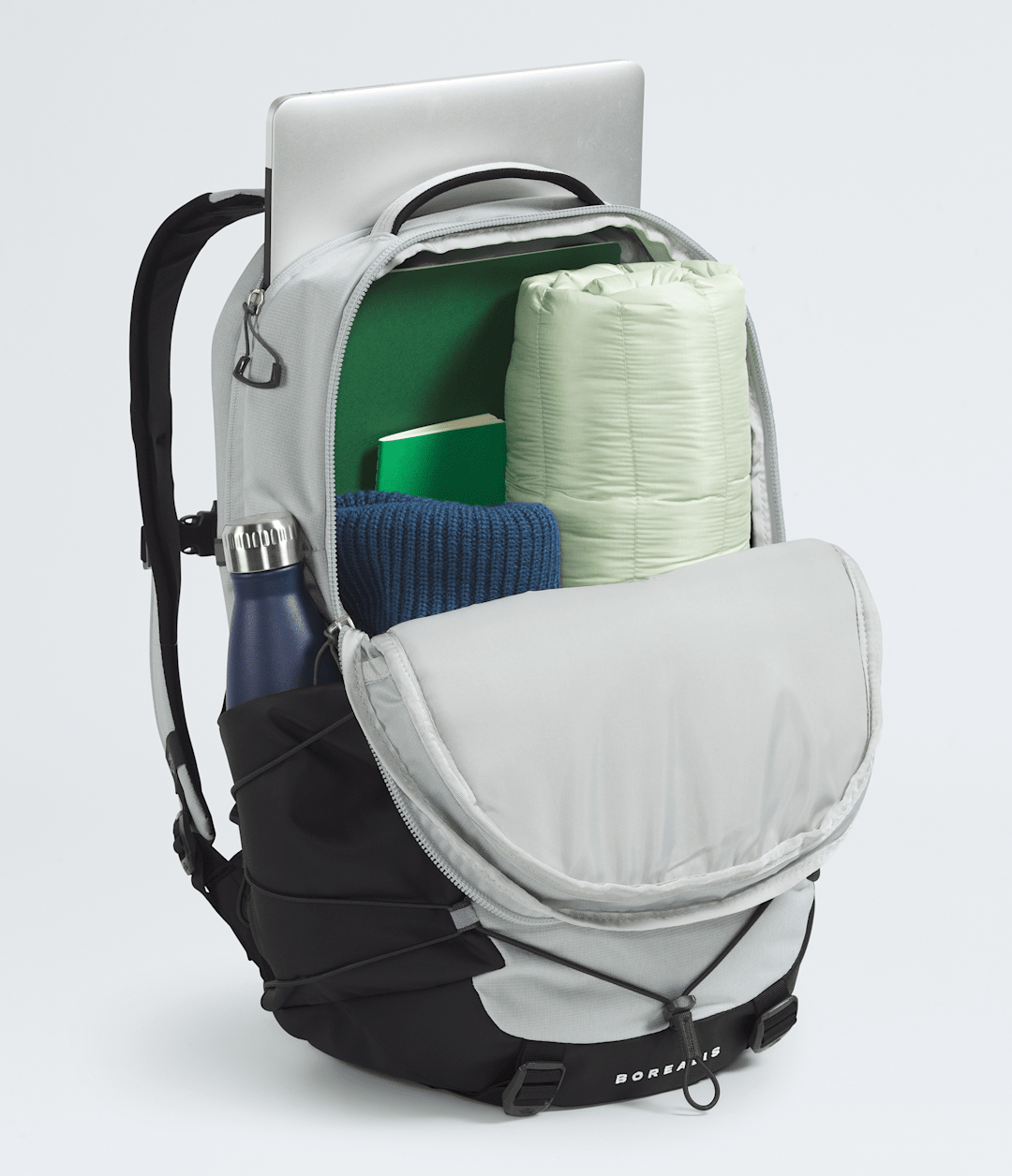 Borealis Backpack Tin Grey Dark Heather/Asphalt Grey/TNF Black