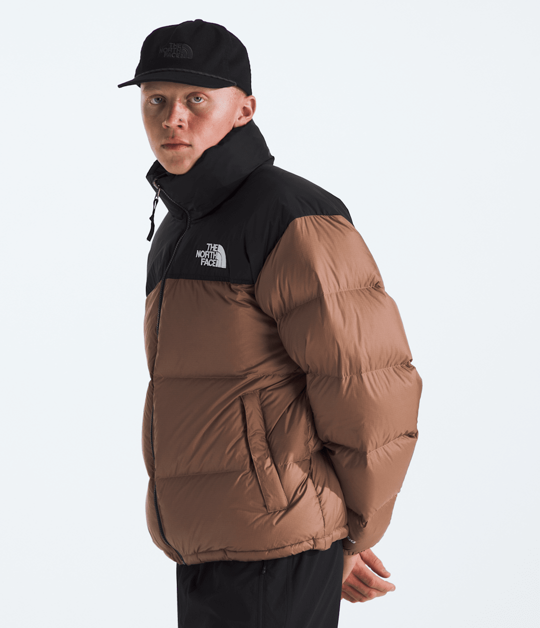 Men’s 1996 Retro Nuptse Jacket Latte/TNF Black
