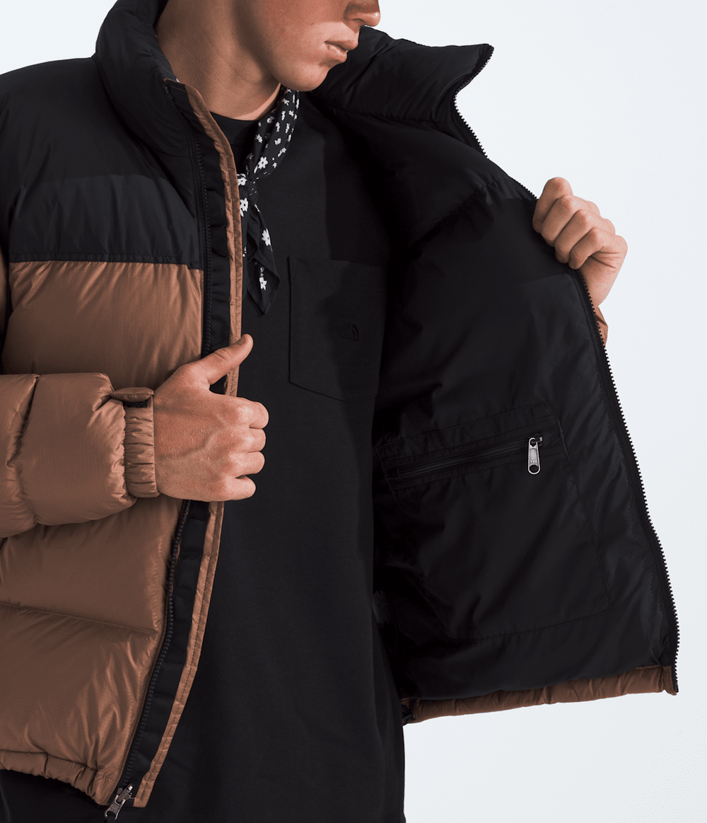 Men’s 1996 Retro Nuptse Jacket Latte/TNF Black