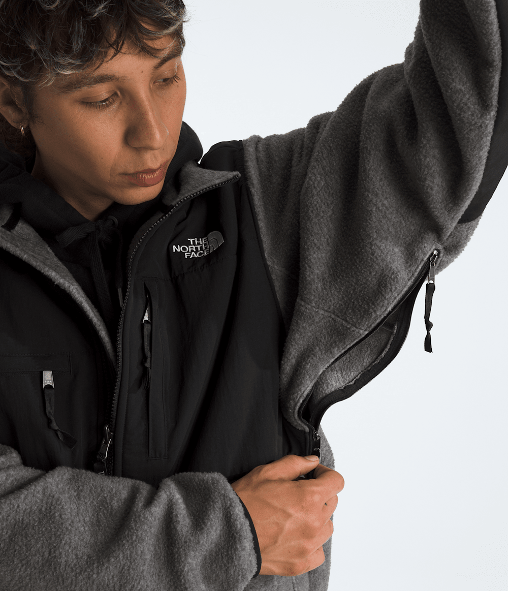 Men’s Retro Denali Jacket TNF Mid Grey Heather/TNF Black