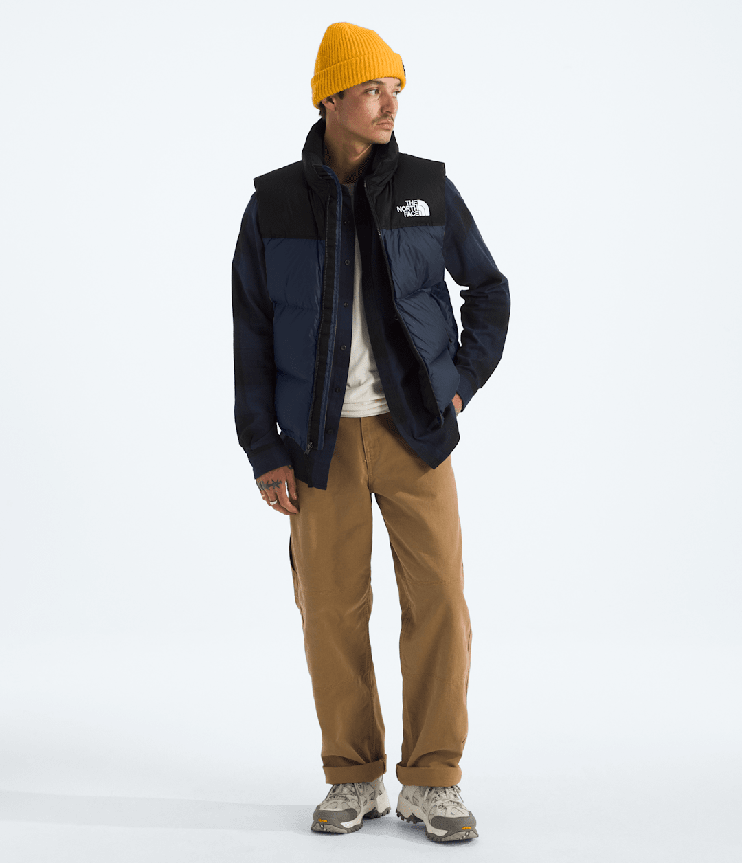 Men’s 1996 Retro Nuptse Vest Summit Navy/TNF Black/Recycled Down