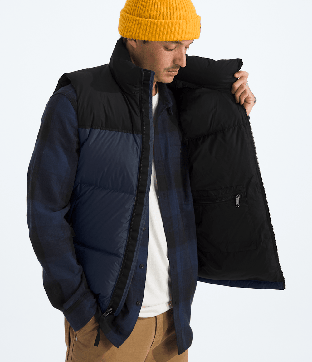 Men’s 1996 Retro Nuptse Vest Summit Navy/TNF Black/Recycled Down