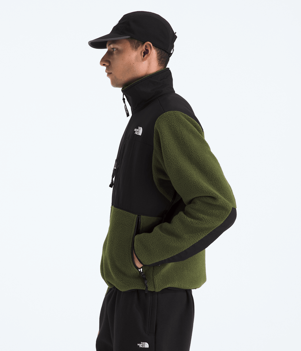 Men’s Retro Denali Jacket Woodland Green-Tnf Black