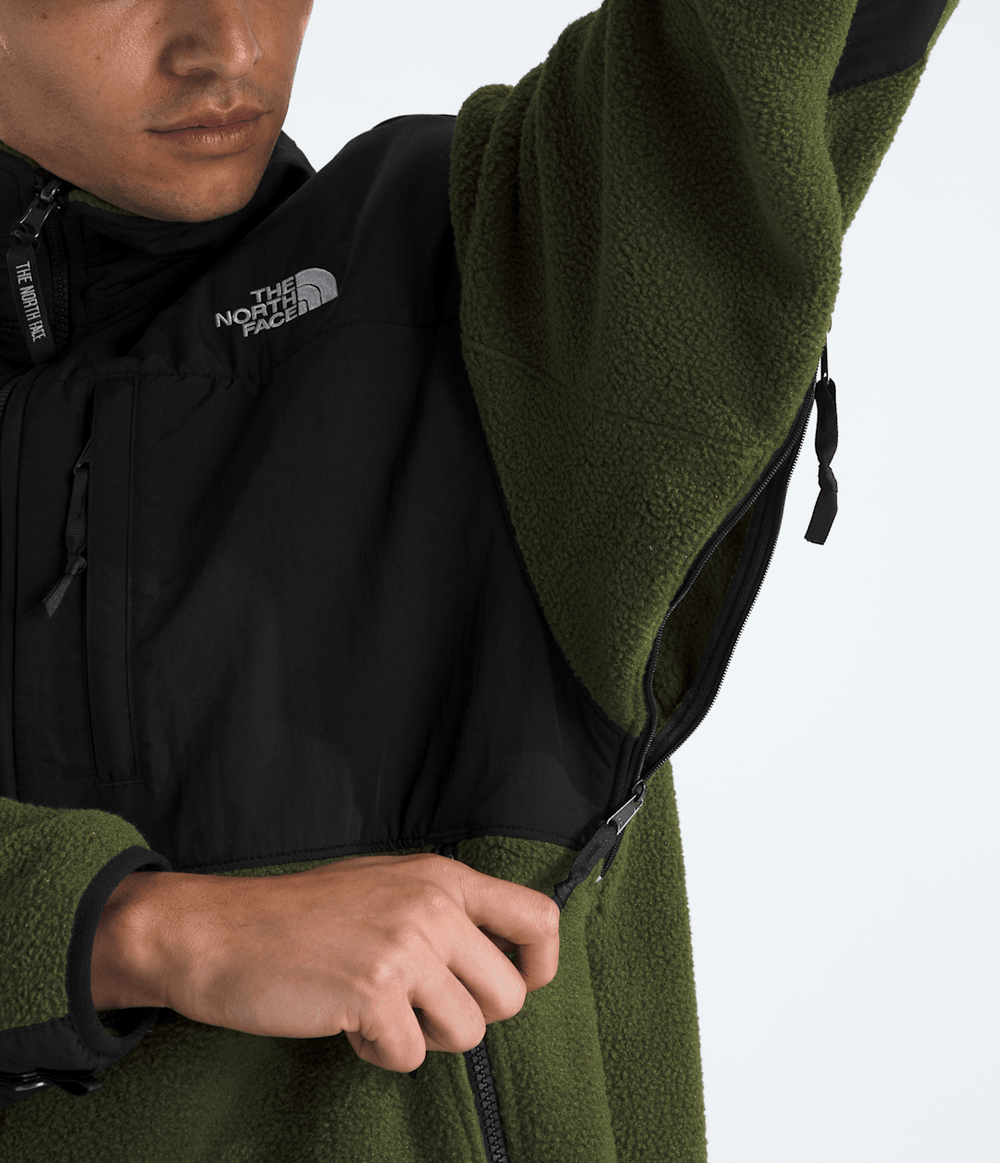 Men’s Retro Denali Jacket Woodland Green-Tnf Black