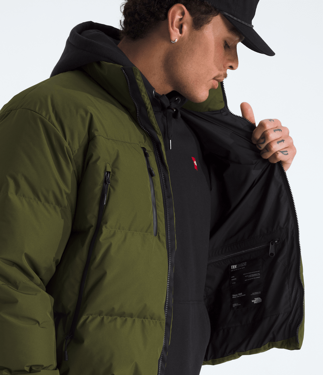 Men’s RMST GORE-TEX® Nuptse Tek Jacket Woodland Green