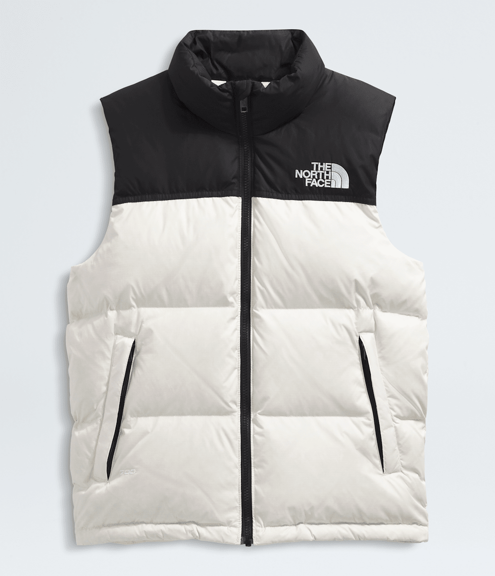 Boys’ & Girls’ 1996 Retro Nuptse Vest White Dune