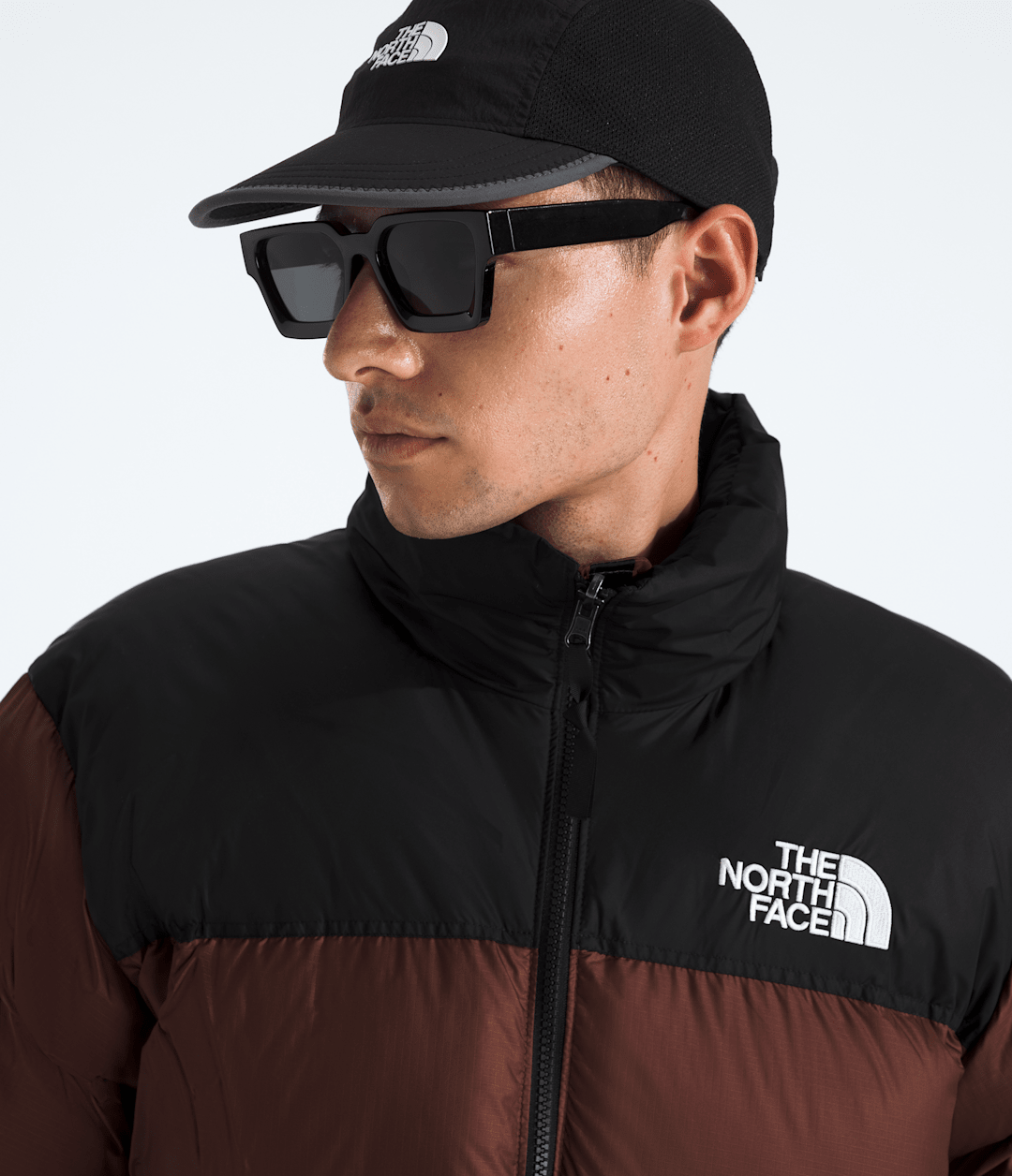 Men’s 1996 Retro Nuptse Jacket Ember Soil/TNF Black